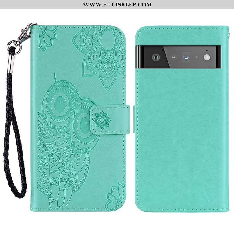 Etui Na Telefon Pokrowce do Google Pixel 6 Sowa Mandala I Smycz